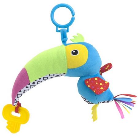Gerardos Toys Knuffelrammelaar Polly The Bird 26 Cm